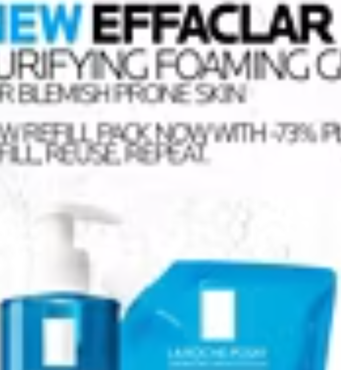 La Roche-Posay Effaclar Purifying Foaming Gel Cleanser for Oily, Blemish-Prone Skin 400ml