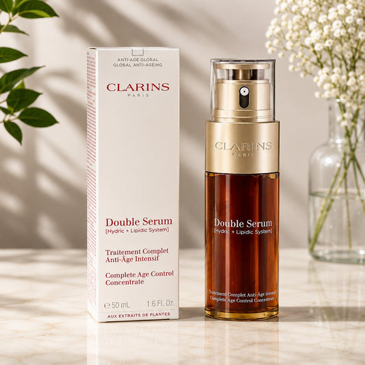Clarins Double Serum Age-Defying 50ml / 1.7oz – 100% Authentic – Exp. 2028 – Boxed