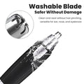 3-in-1 Nose Ear &Eyebrow Trimmer Rechargeable Electric Facial Hair Shaver Unisex