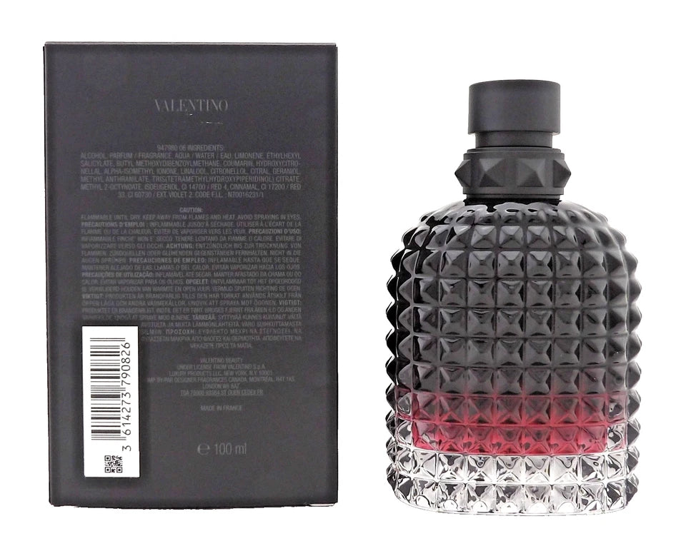 Valentino Uomo Born In Roma Intense 3.4 oz / 100ml Eau de Parfum Spray for Men New